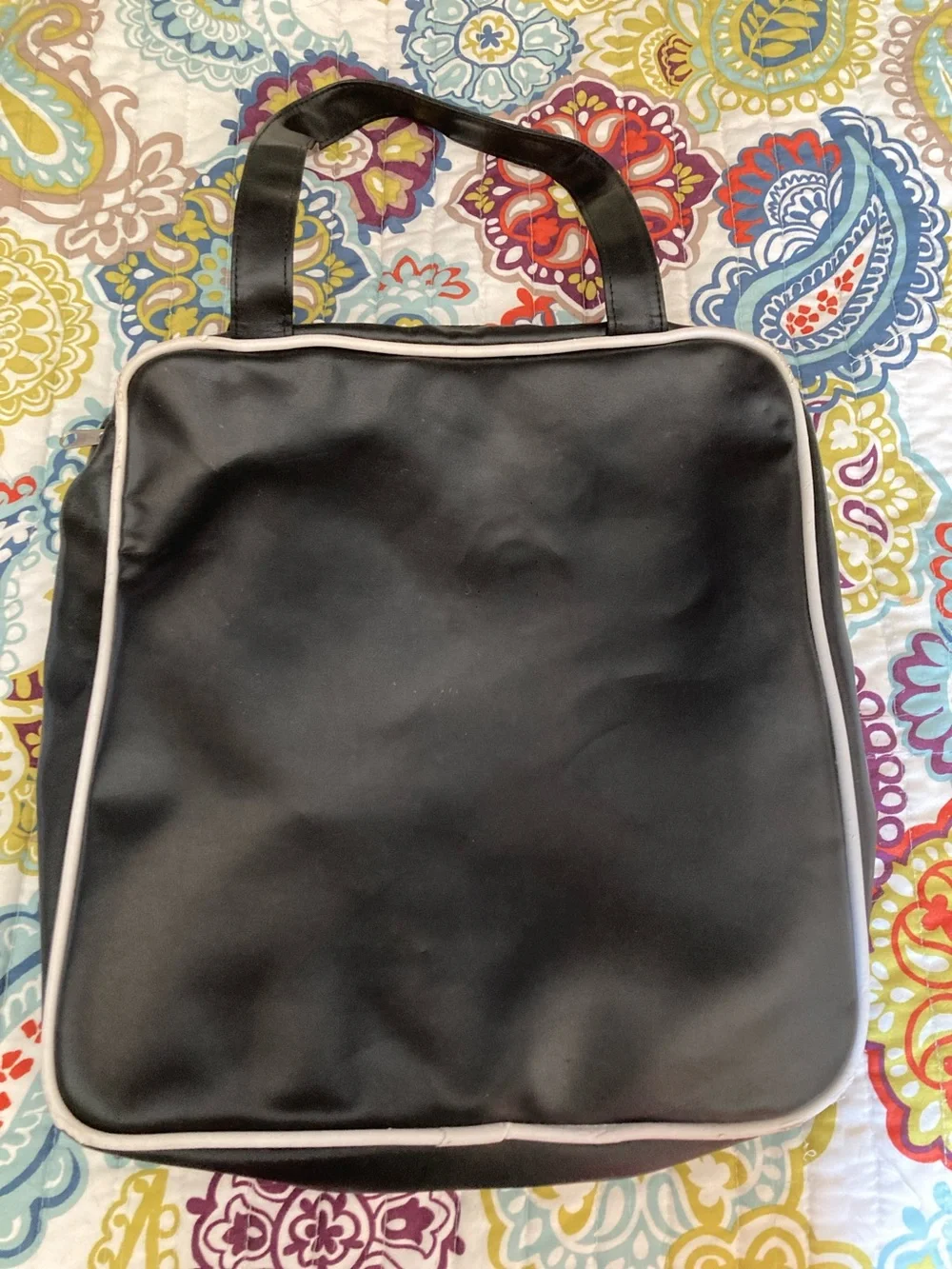 Black Skull & Crossbones Messenger Bag for Men